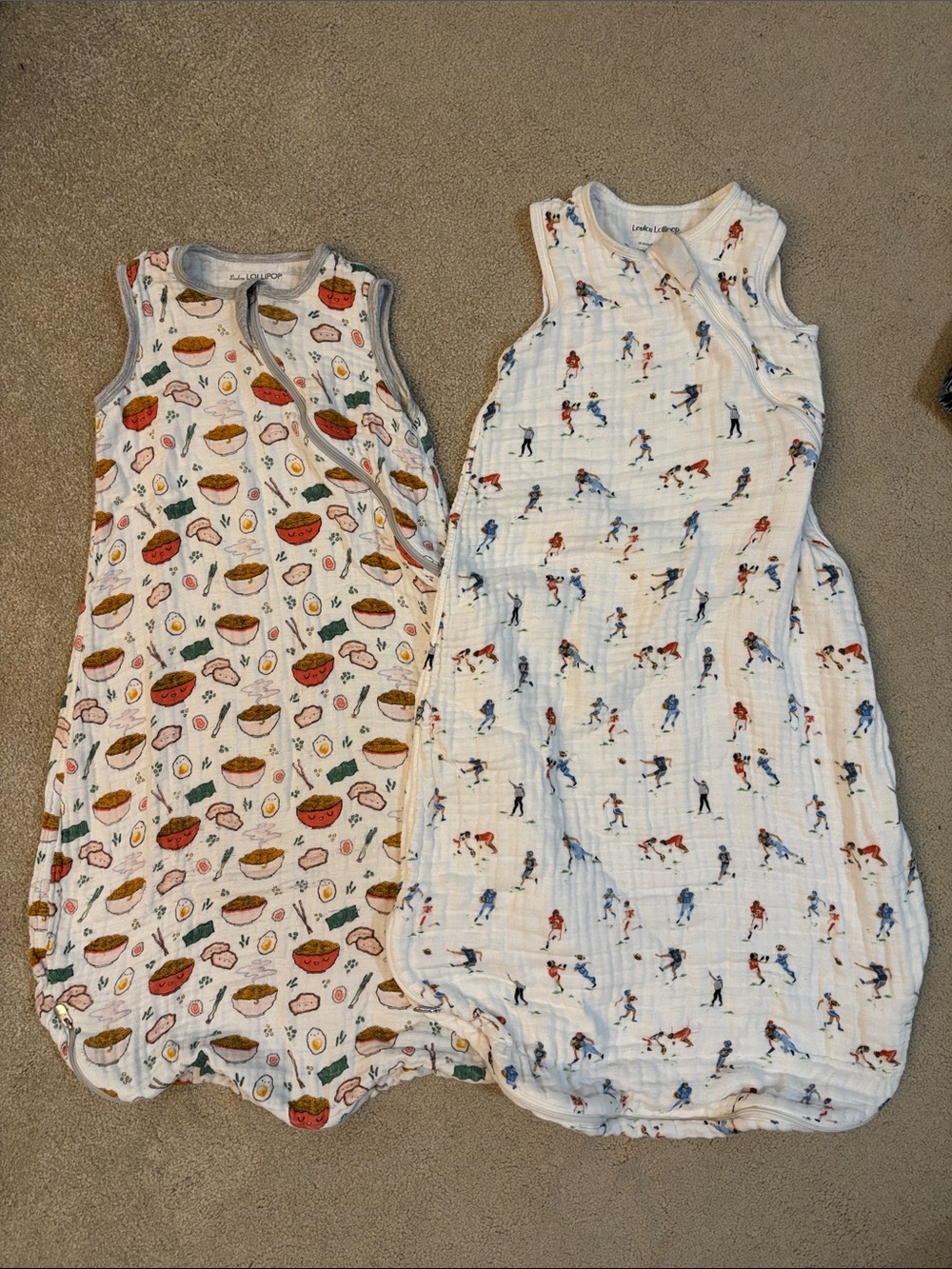 Louloulollipop sleep sacks